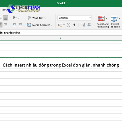 Cách Insert nhiều dòng trong Excel đơn giản, nhanh chóng