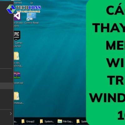 Cách thay đổi menu WinX trên Windows 10 siêu nhanh