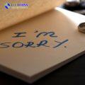 Những lời xin lỗi chân thành hay nhất